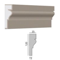 GDS - ContFen002 Profil de décoration de façade - GDS - ContFen002 - 2m50