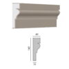 Profil de décoration façade - GDS - ContFen003 - 2m50