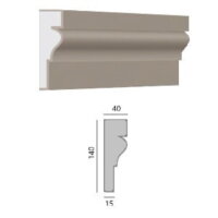 GDS - ContFen003 Profil de décoration façade - GDS - ContFen003 - 2m50