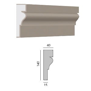 GDS - ContFen003 Profil de décoration façade - GDS - ContFen003 - 2m50