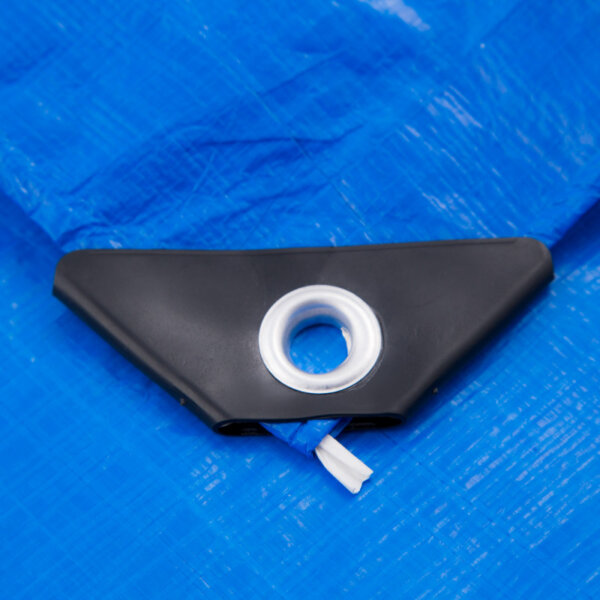 Bâche de protection professionnelle - 6m x 8m - bleu