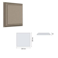 GDS - Rect001 modénature facade Bloc Pierre de bossage - GDS - Rect001