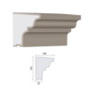 Profil de décoration de façade - GDS - SousFen025 - 2m50