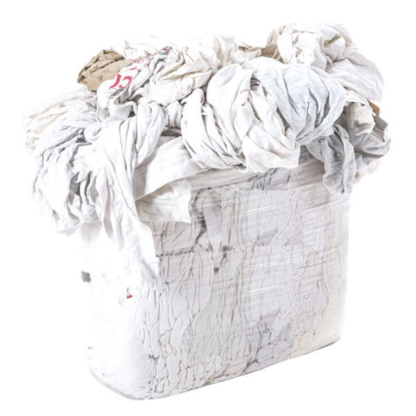 Paquet de chiffons blanc - 10 kg