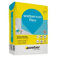 mortier colle à carrelage weber flex gris 25 kg