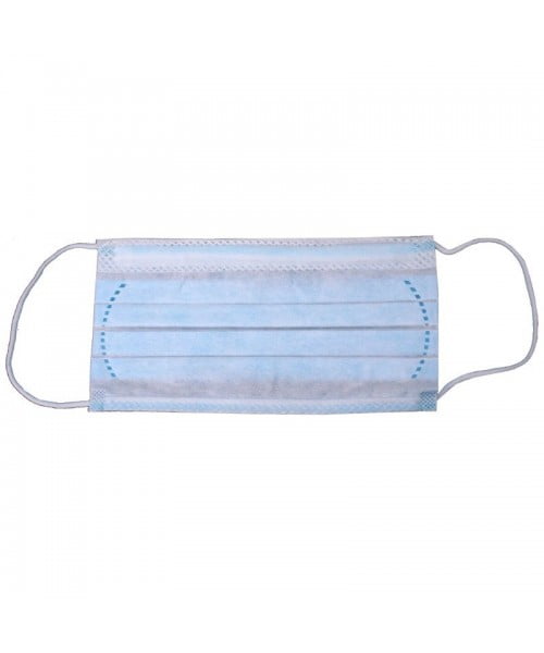 masques 3 plis avec elastiques Boîte de 50 masques chirurgical de protection 3 plis - norme CE