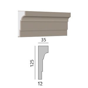 GDS - ContFen005 Profil de décoration de façade - GDS - ContFen005 - 2m50