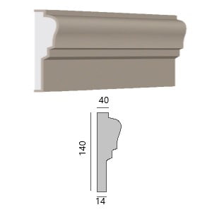 Profil de décoration de façade - GDS - ContFen010 - 2m50