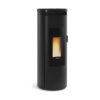 amika noir poele à granules etanche ventilé extraflame amika noir poele à granules etanche ventilé extraflame