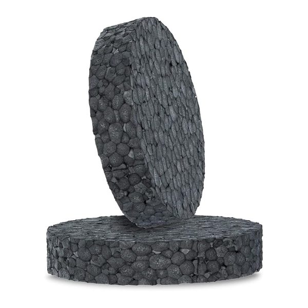 rondelle polystyrène pse gris pack de 100 pcs