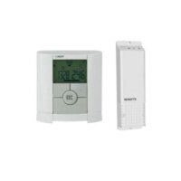 thermostat digital programmable radio fréquence bt dp02 rf + récepteur watts