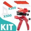 kit de nivellement de carrelage 500 croix autonivelantes + 200 cales carrelage + 1 pince kit de nivellement de carrelage 500 croix autonivelantes + 200 cales carrelage + 1 pince
