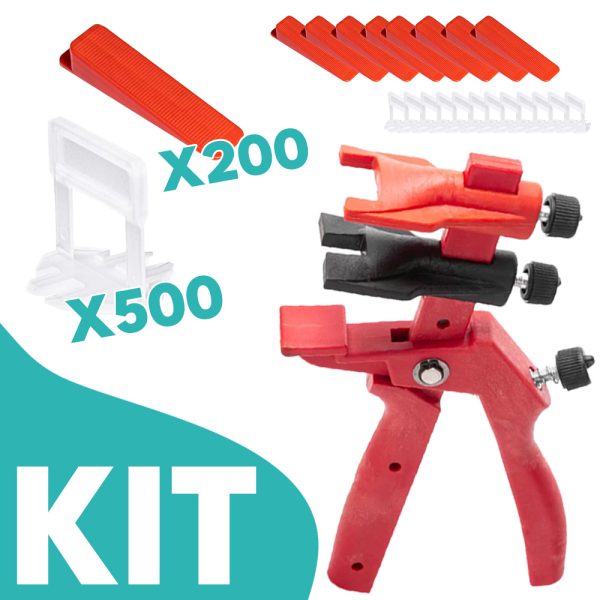 kit de nivellement de carrelage 500 croix autonivelantes + 200 cales carrelage + 1 pince kit de nivellement de carrelage 500 croix autonivelantes + 200 cales carrelage + 1 pince