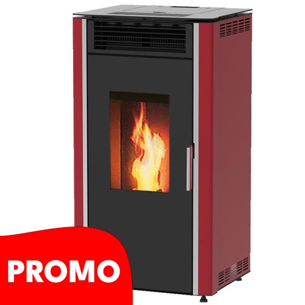 poêle à granulés l12 12kw ventilé et raccordable sur circuit de chauffage