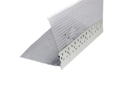 Profilé cornière goutte d'eau PVC renforcé 2 ml - Lot de 10